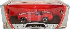 Shelby  - 1964 red/white - 1:18 - Lucky Diecast - 92058r - ldc92058r | Toms Modelautos