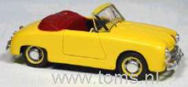 Panhard  - 1953 yellow - 1:43 - Bizarre - BZ110 | Toms Modelautos