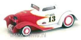 Ford  - 1932 primer white w/flame - 1:64 - Jada Toys - 12021-12 - jada12021-12 | Toms Modelautos