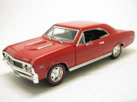 Chevrolet - 1967 red - 1:18 - Motor Max - mmax73104r | Tom's Modelauto's Chevrolet - 1967 red - 1:18 - Motor Max - mmax73104r | Tom's Modelauto's