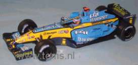 Renault  - 2005 blue/yellow - 1:18 - Hotwheels - mvG9729 - hwmvG9729 | Toms Modelautos