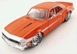 Chevrolet  - 1968 orange - 1:18 - Hotwheels - mvG7459 - hwmvG7459 | Toms Modelautos