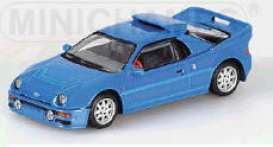 Ford  - 1986 blue - 1:43 - Minichamps - 430080202 - mc430080202 | Toms Modelautos