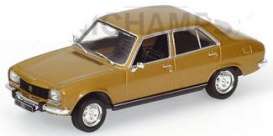 Peugeot  - 1970 copper metallic - 1:43 - Minichamps - 400112500 - mc400112500 | Toms Modelautos