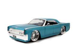 Lincoln  - 1963 blue - 1:24 - Jada Toys - 90607b - jada90607b | Toms Modelautos