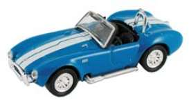 Shelby  - 1965 blue/white stripes - 1:87 - Model Power - mdpu19224 | Toms Modelautos