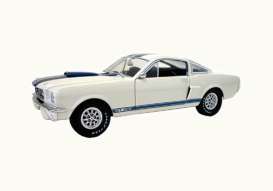 Shelby  - 1966 white/blue - 1:18 - Shelby Collectibles - shelby160 | Toms Modelautos