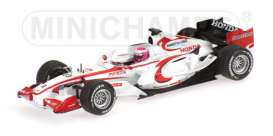 Honda  - 2006 red/white - 1:43 - Minichamps - 400060123 - mc400060123 | Toms Modelautos