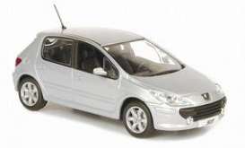 Peugeot  - 2005 silver - 1:43 - Norev - 473718 - nor473718 | Toms Modelautos