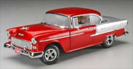 Chevrolet  - 1955 ruby red/silver - 1:18 - ERTL - ertl39365 | Toms Modelautos