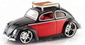 Volkswagen  - 1959 black/red - 1:64 - Jada Toys - 12037br2 - jada12037br2 | Toms Modelautos