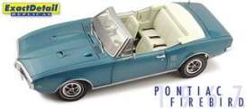 Pontiac  - 1967 gulf turquoise - 1:18 - Exact Detail - ed408 | Toms Modelautos