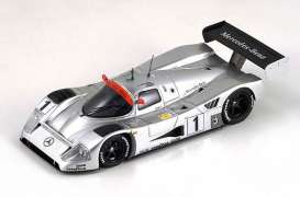 Sauber  - 1991 silver - 1:43 - Spark - S1252 - spaS1252 | Toms Modelautos