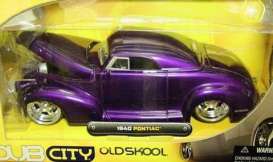 Pontiac  - 1940 purple - 1:24 - Jada Toys - 90358p - jada90358p | Toms Modelautos