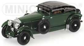 Bentley  - 1930 green - 1:43 - Minichamps - 436139500 - mc436139500 | Toms Modelautos