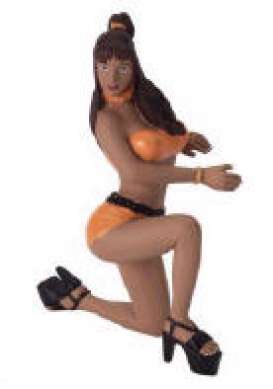 Figures  - orange/black leather - 1:18 - Fast Women  - fw00153 | Toms Modelautos
