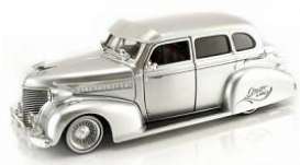 Chevrolet  - 1939 silver - 1:24 - Jada Toys - 91018s - jada91018s | Toms Modelautos