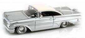 Chevrolet  - 1959 silver/white - 1:24 - Jada Toys - 91019sw - jada91019sw | Toms Modelautos