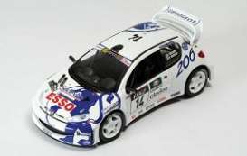 Peugeot  - 1999 white w/graphics - 1:43 - IXO Junior - ixjc0050 | Toms Modelautos