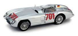 Mercedes Benz  - 1955 silver - 1:43 - Brumm - brucr190 | Toms Modelautos