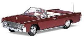 Lincoln  - 1961 burgundy - 1:24 - Franklin Mint - fb11e254 | Toms Modelautos