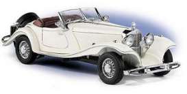 Mercedes Benz  - 1935 white - 1:24 - Franklin Mint - fb11e353 | Toms Modelautos