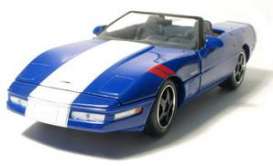 Corvette  - 1996 blue w/white stripe - 1:24 - GreenLight - 18204-06b - gl18204-06b | Toms Modelautos
