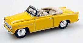 Skoda  - 1963 yellow - 1:43 - Abrex - ab00s703y | Toms Modelautos