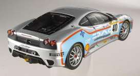 Ferrari  - grey/white - 1:18 - Hotwheels Elite - mvL7115 - hwmvL7115 | Toms Modelautos