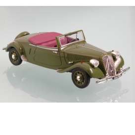 Citroen  - 1939 olive green - 1:43 - Norev - 153121 - nor153121 | Toms Modelautos