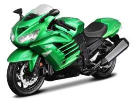 Kawasaki - green metallic - 1:12 - Maisto - mai39055 | Tom's Modelauto's Kawasaki - green metallic - 1:12 - Maisto - mai39055 | Tom's Modelauto's