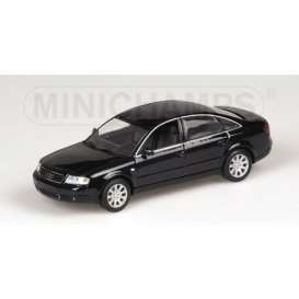 Audi  - 1997 blue metallic - 1:43 - Minichamps - 430017100 - mc430017100 | Toms Modelautos