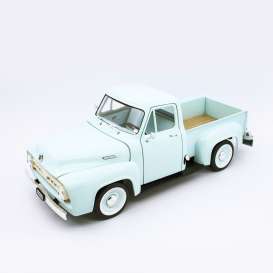 Ford  - F-100 1953 light green - 1:18 - Lucky Diecast - 92148 - ldc92148lgn | Toms Modelautos