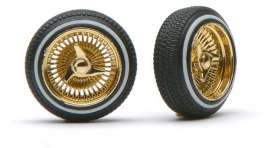 Rims &amp; tires  - gold - 1:24 - Pegasus - hs1004 - pghs1004 | Toms Modelautos