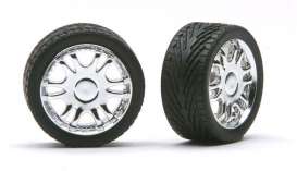 Rims &amp; tires  - chrome - 1:24 - Pegasus - hs2309 - pghs2309 | Toms Modelautos