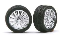 Rims &amp; tires  - chrome - 1:24 - Pegasus - hs2365 - pghs2365 | Toms Modelautos