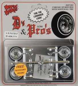 Rims &amp; tires Wheels & tires - chrome - 1:25 - Hoppin Hydro - s0502 - hops0502 | Toms Modelautos