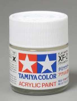 Paint  - flat white - Tamiya - XF2 - tamXF02 | Toms Modelautos