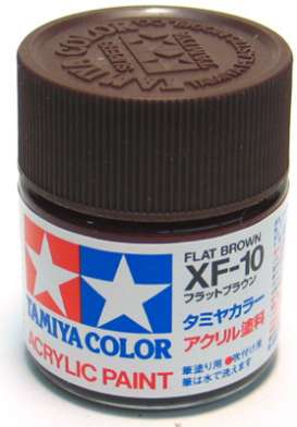 Paint  - flat brown - Tamiya - XF-10 - tamXF10 | Toms Modelautos