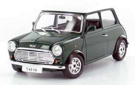 Mini  - 1969 green - 1:24 - Bburago - 22011gn - bura22011gn | Toms Modelautos