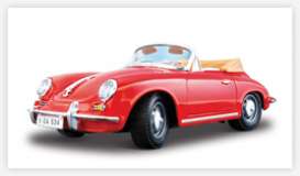 Porsche  - red - 1:24 - Bburago - 22078r - bura22078r | Toms Modelautos