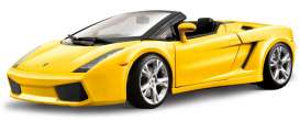 Lamborghini  - 2006 yellow - 1:18 - Bburago - 12016y - bura12016y | Toms Modelautos