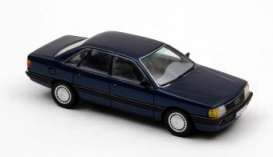 Audi  - 1990 metallic dark blue - 1:43 - NEO Scale Models - 43030 - neo43030 | Toms Modelautos