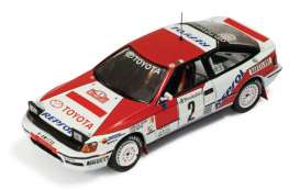 Toyota  - 1991 white/red - 1:43 - IXO Models - rac106 - ixrac106 | Toms Modelautos
