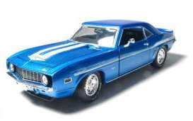 Chevrolet  - 1969 blue - 1:24 - GreenLight - 60201b - gl60201b | Toms Modelautos