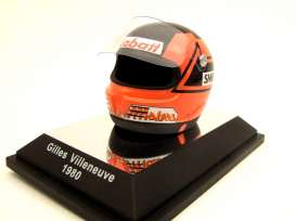 Helmet  - 1980 orange/black - 1:6 - M4 Collection - m4ha0001 | Toms Modelautos