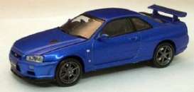 Nissan  - bayside blue - 1:43 - Kyosho - 03381bl - kyo03381bl | Toms Modelautos