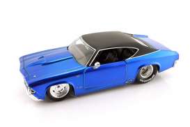 Chevrolet  - 1969 blue - 1:24 - Jada Toys - 90340PDb - jada90340PDb | Toms Modelautos