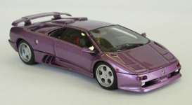 Lamborghini  - 1994 violet metal - 1:43 - Look Smart - ls267b - lsls267b | Toms Modelautos