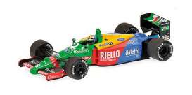 Benetton  - 1989 green/red/yellow - 1:43 - Minichamps - 400890019 - mc400890019 | Toms Modelautos